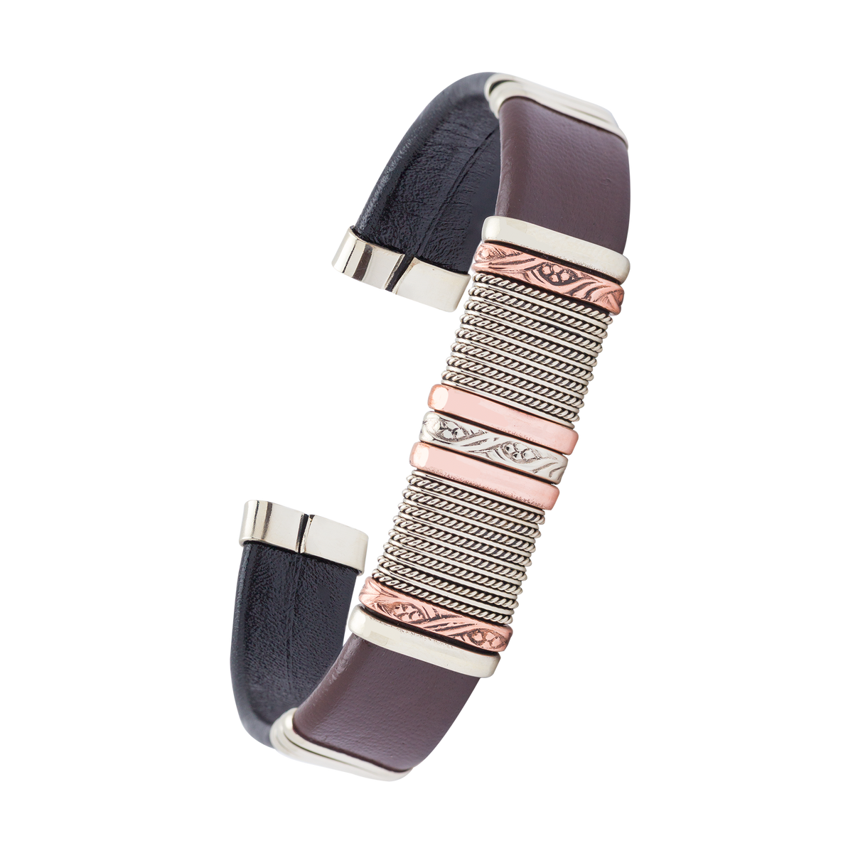 PRY シュウトSculpted Leather Buckle Bracelet