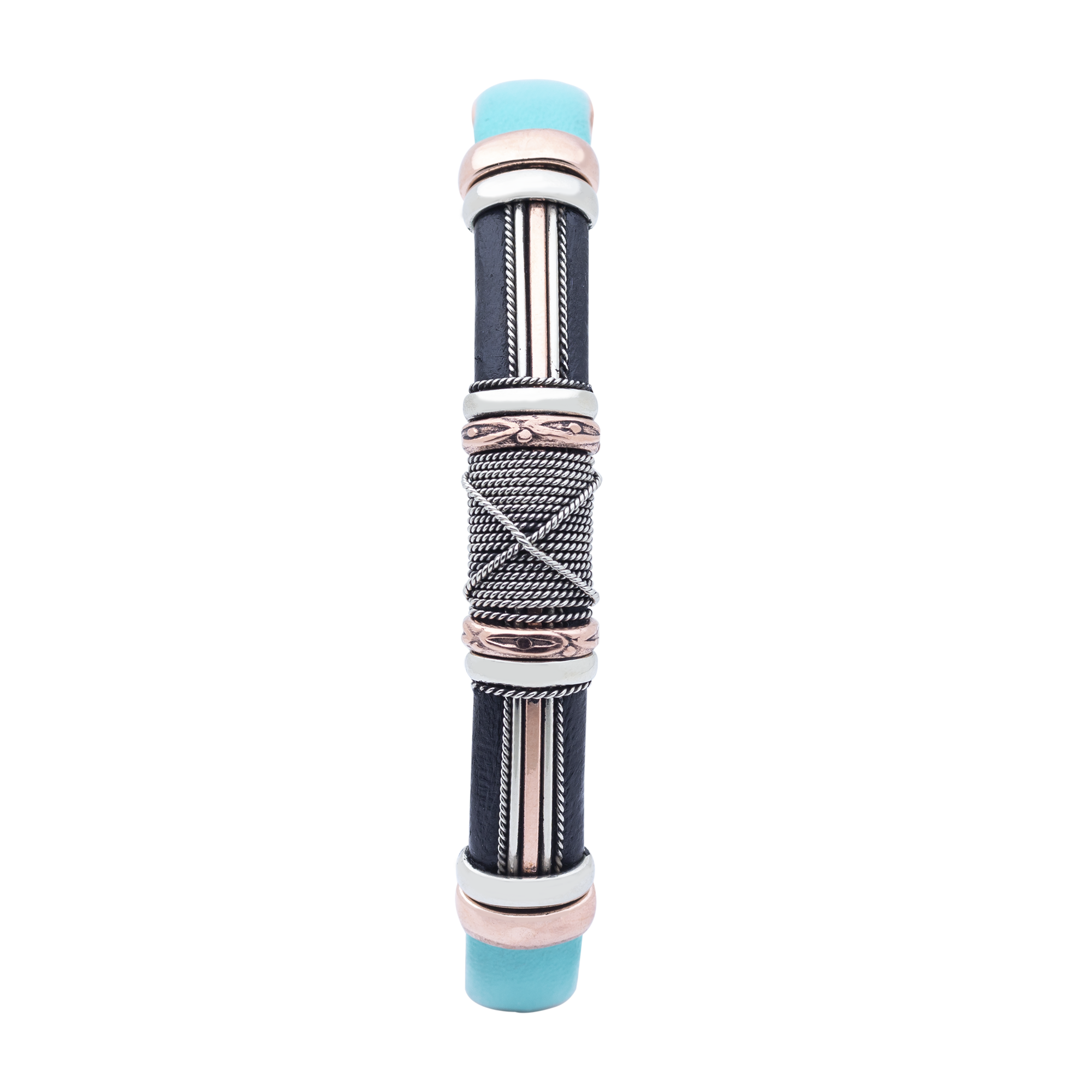 BR.ULB.0704 - Leather Bracelet, Turquoise