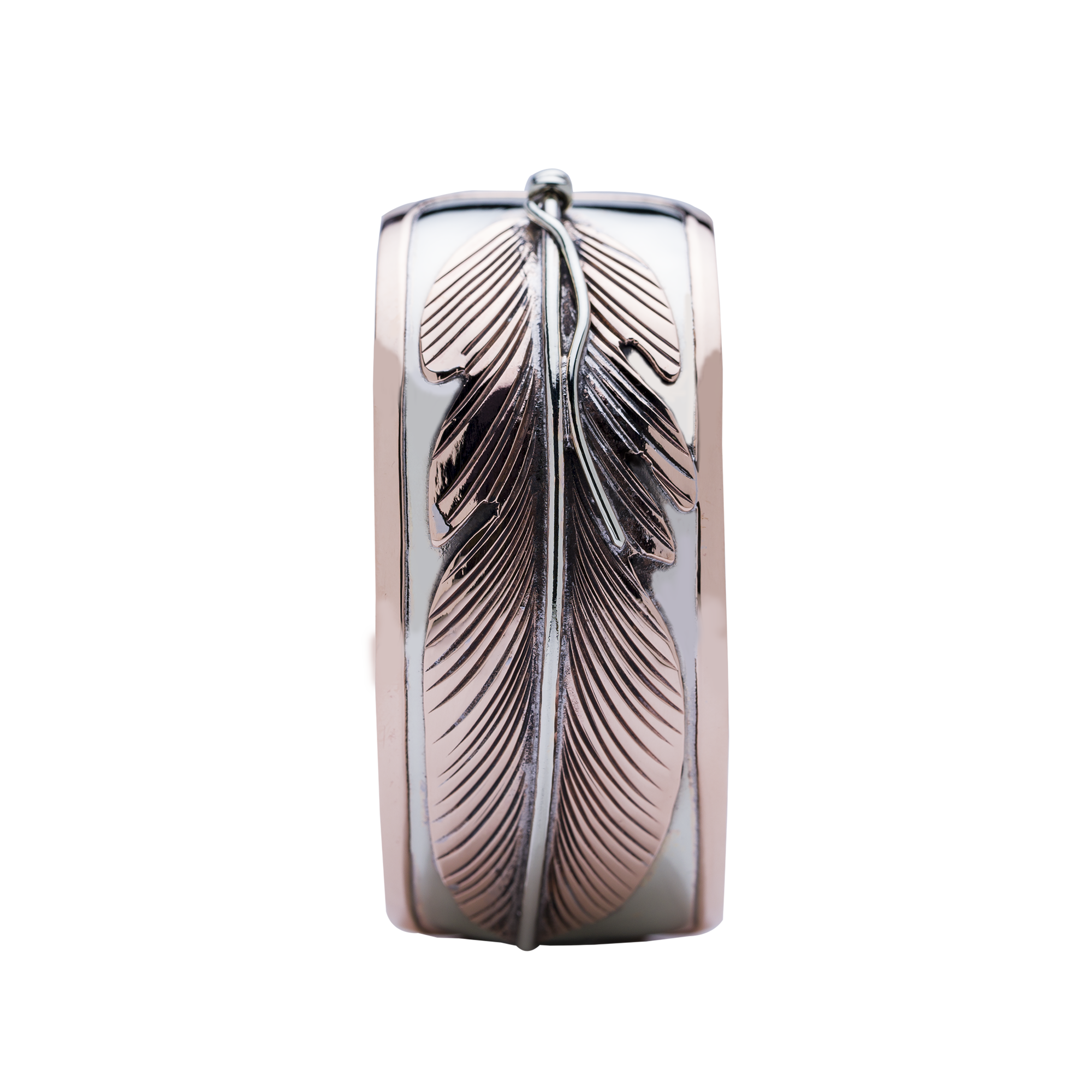 BR.VIC.4095 - Copper Feather Bracelet