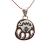 PN.ANG.2120 - Bear Claw Pendant, Handcrafted with Copper and Silver - PN.ANG.2120