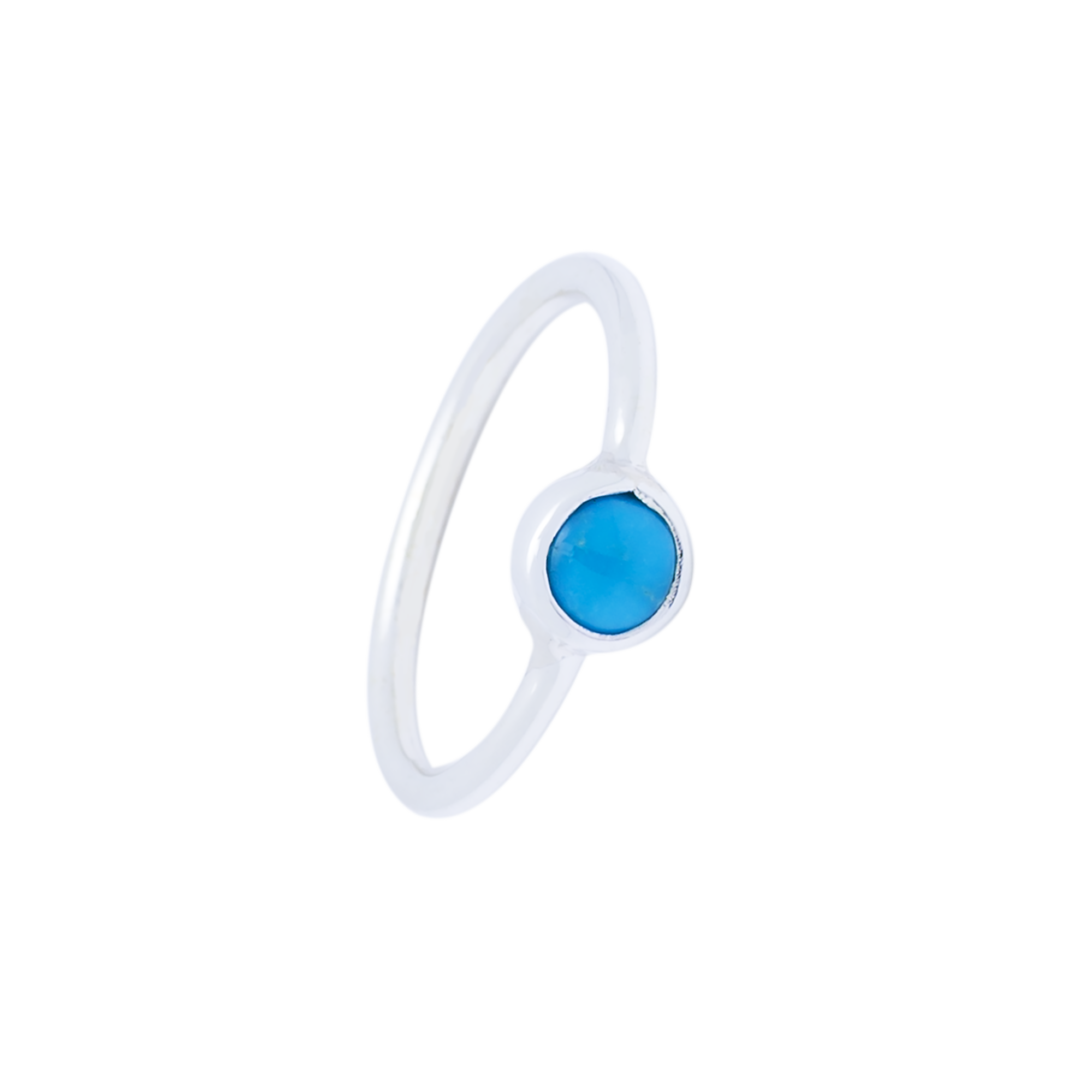 RG.ANT.1006 - Sterling Silver with Turquoise, Stack Ring
