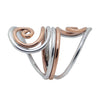 RG.FEL.2005 - Sterling Silver and Copper Ring
