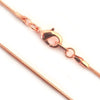 CH.PAT.4003 - 22 Inch Copper Chain, Polished Snake