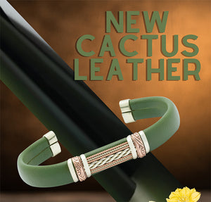 BR.ULB.0901 - Cactus Leather Bracelet