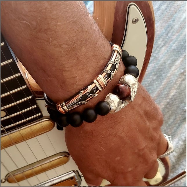 BR.ULB.0109 - Leather Bracelet, Black