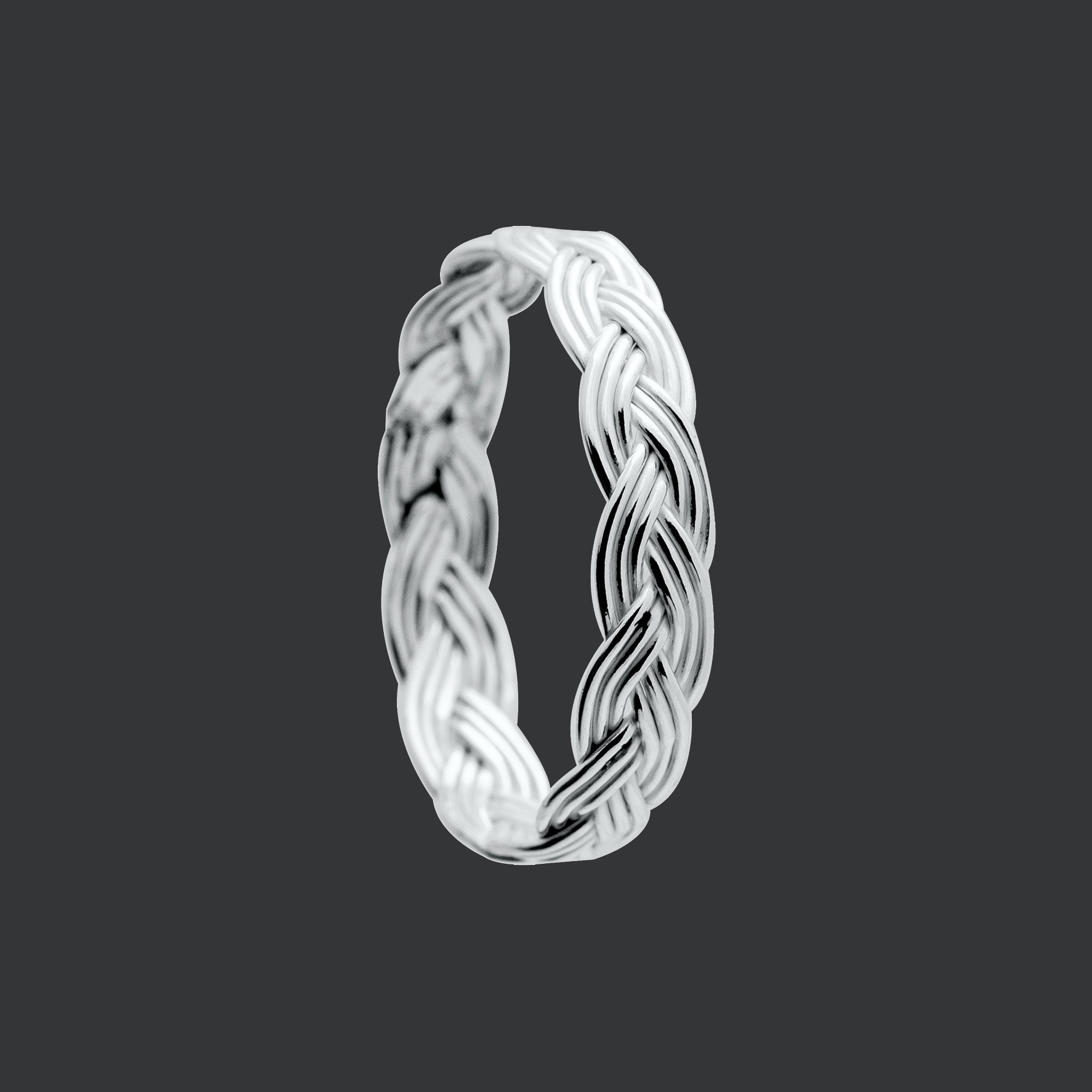 Braided Band by HPSilver - Sterling Silver Ring - 1261