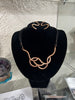 Load image into Gallery viewer, ST.ANG.4001 - River Necklace and Earrings in Copper and Suede