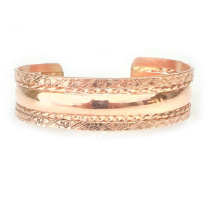 Handcrafted Copper Cuff Bracelet BR.HEC.4013 - HPSilver, LLC. 