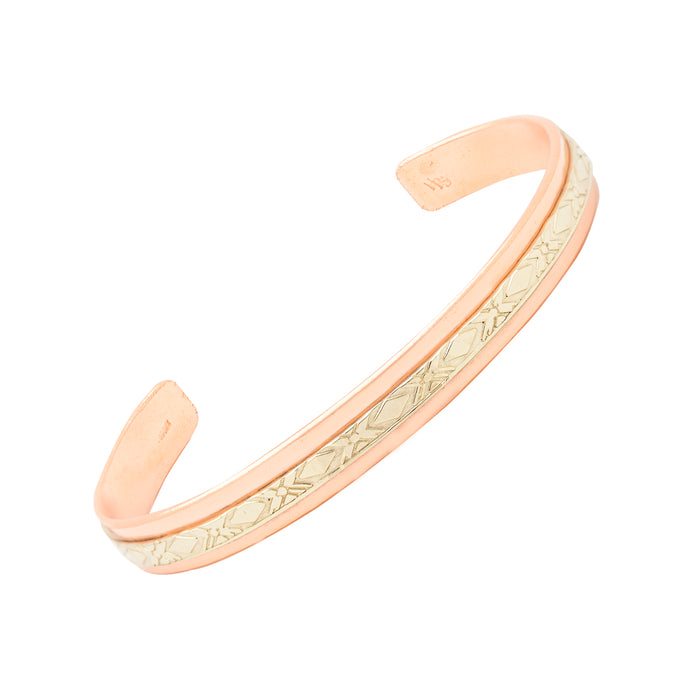 BR.HEC.4014 - Men's Copper Cuff Bracelet