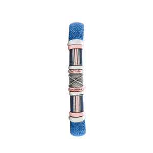 BR.ULB.0120 - Denim and Leather Bracelet