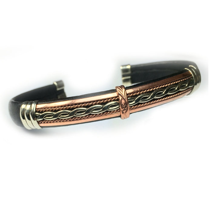 BR.ULB.0140 - Leather Bracelet, Black