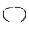 Men's Leather Bracelet BR.ULB.0202 - Handcrafted by HPSilver, LLC.
