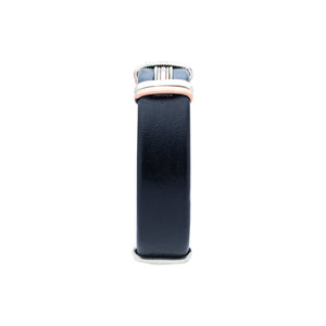 Men's Leather Bracelet BR.ULB.0204 - Handcrafted by HPSilver, LLC.