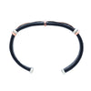 Men's Leather Bracelet BR.ULB.0206 - Handcrafted by HPSilver, LLC.
