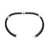 Men's Leather Bracelet BR.ULB.0207 - Handcrafted by HPSilver, LLC.