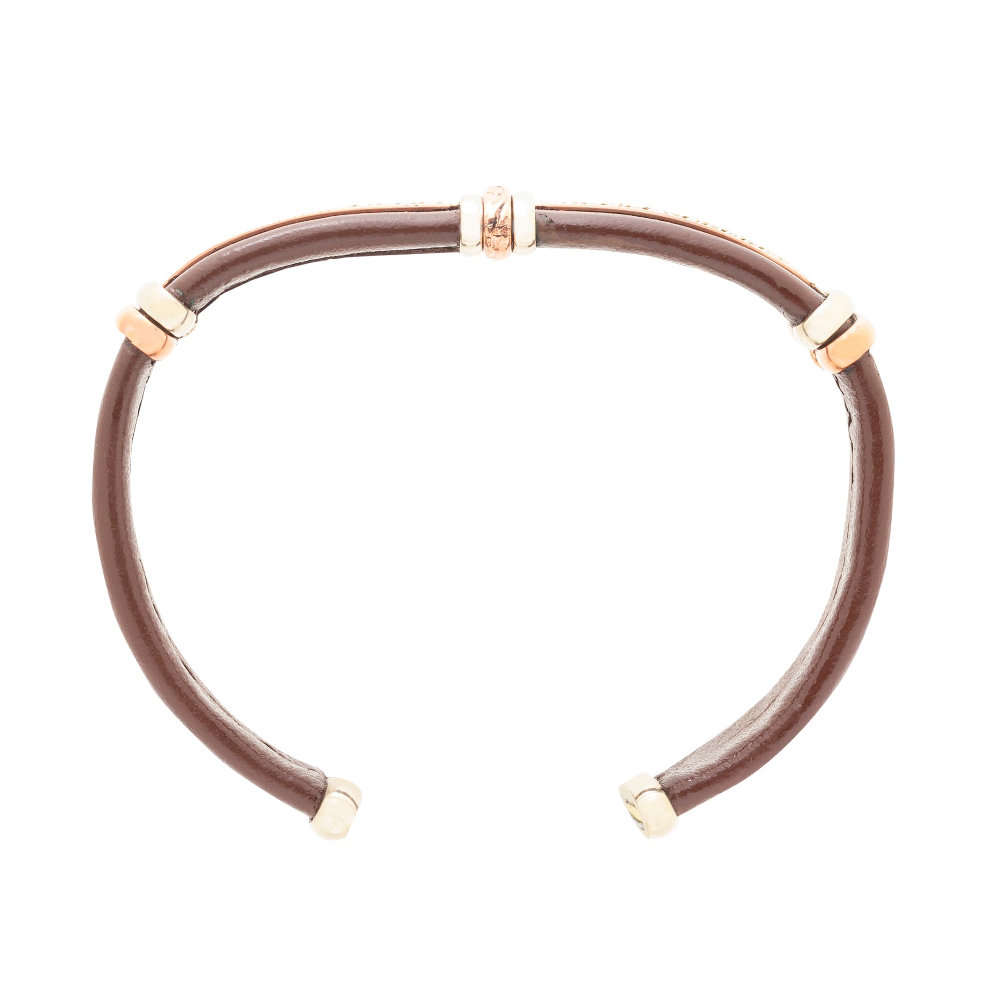BR.ULB.0407 - Men's Leather Bracelet, Brown