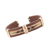 BR.ULB.0409 - Men's Leather Bracelet, Brown