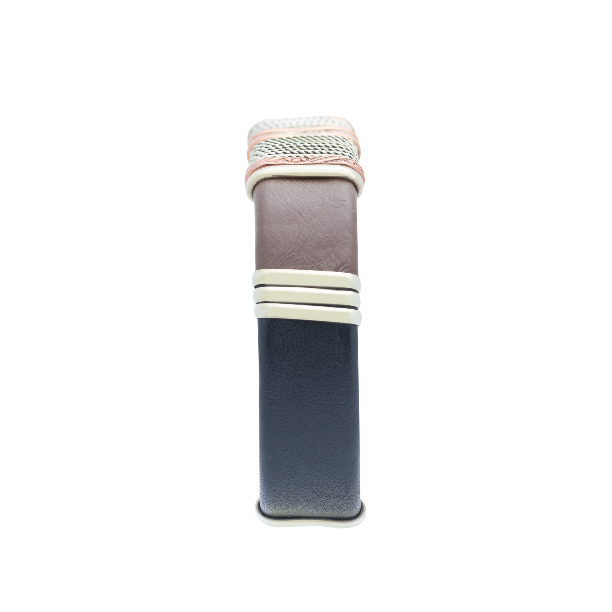 BR.ULB.0432 - Men's Light Brown Leather Bracelet