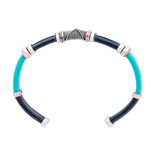BR.ULB.0704 - Leather Bracelet, Turquoise