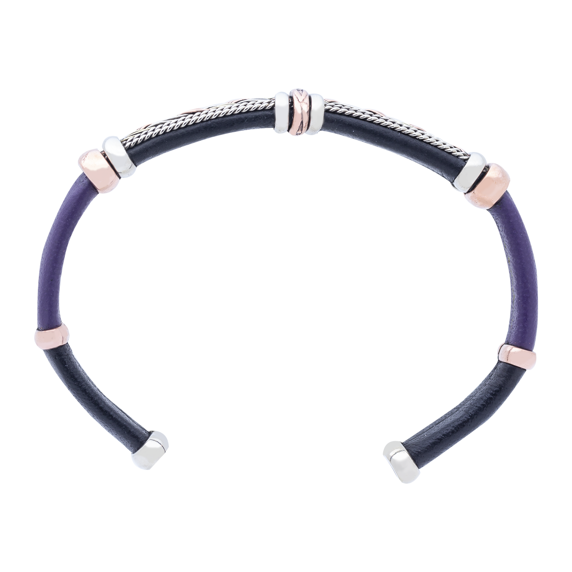 BR.ULB.0715 - Leather Bracelet, Purple