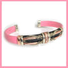 Load image into Gallery viewer, BR.ULB.0799 - Pink Leather Bracelet, B.C.R.F. Fundraiser