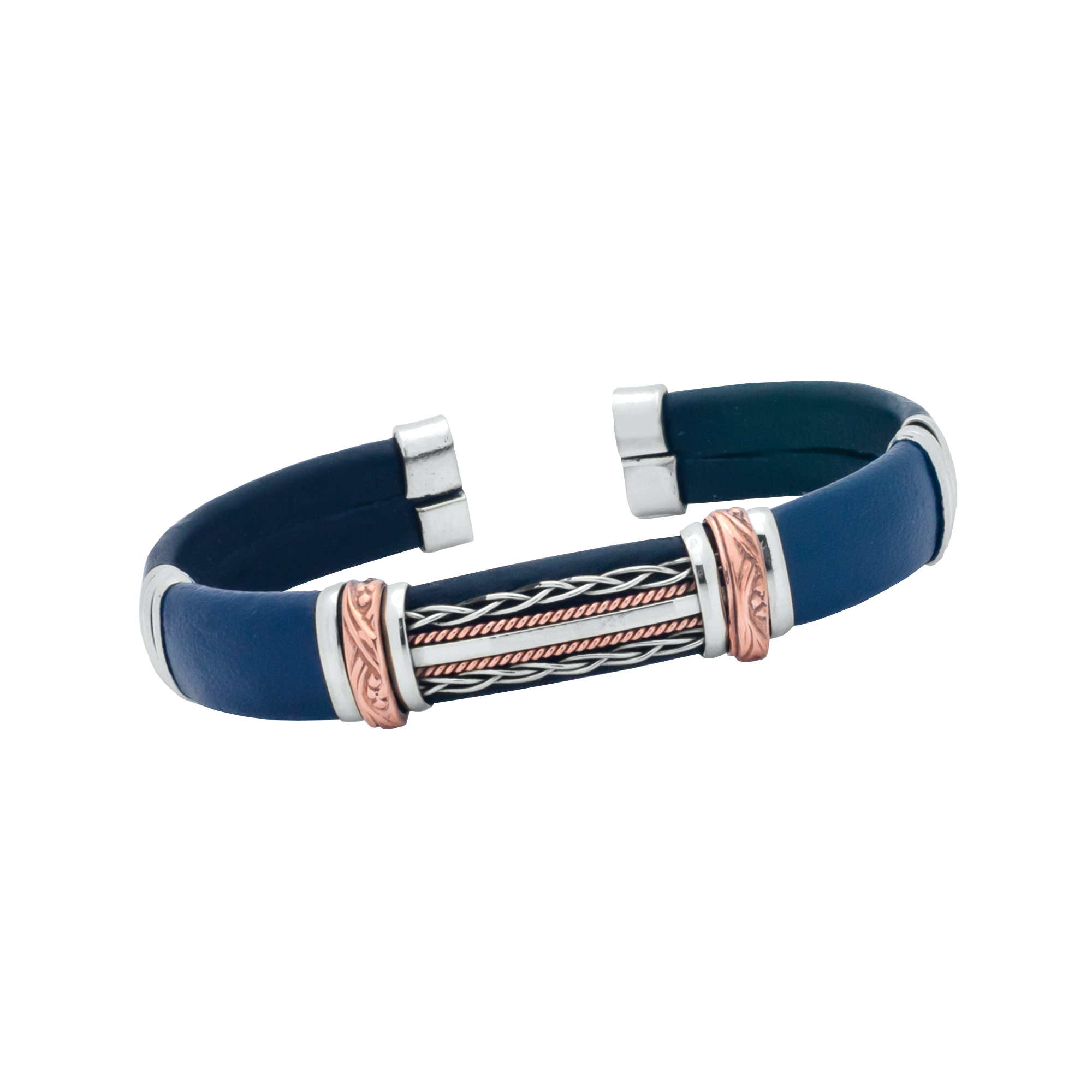 BR.ULB.1310 - Leather Bracelet, Blue