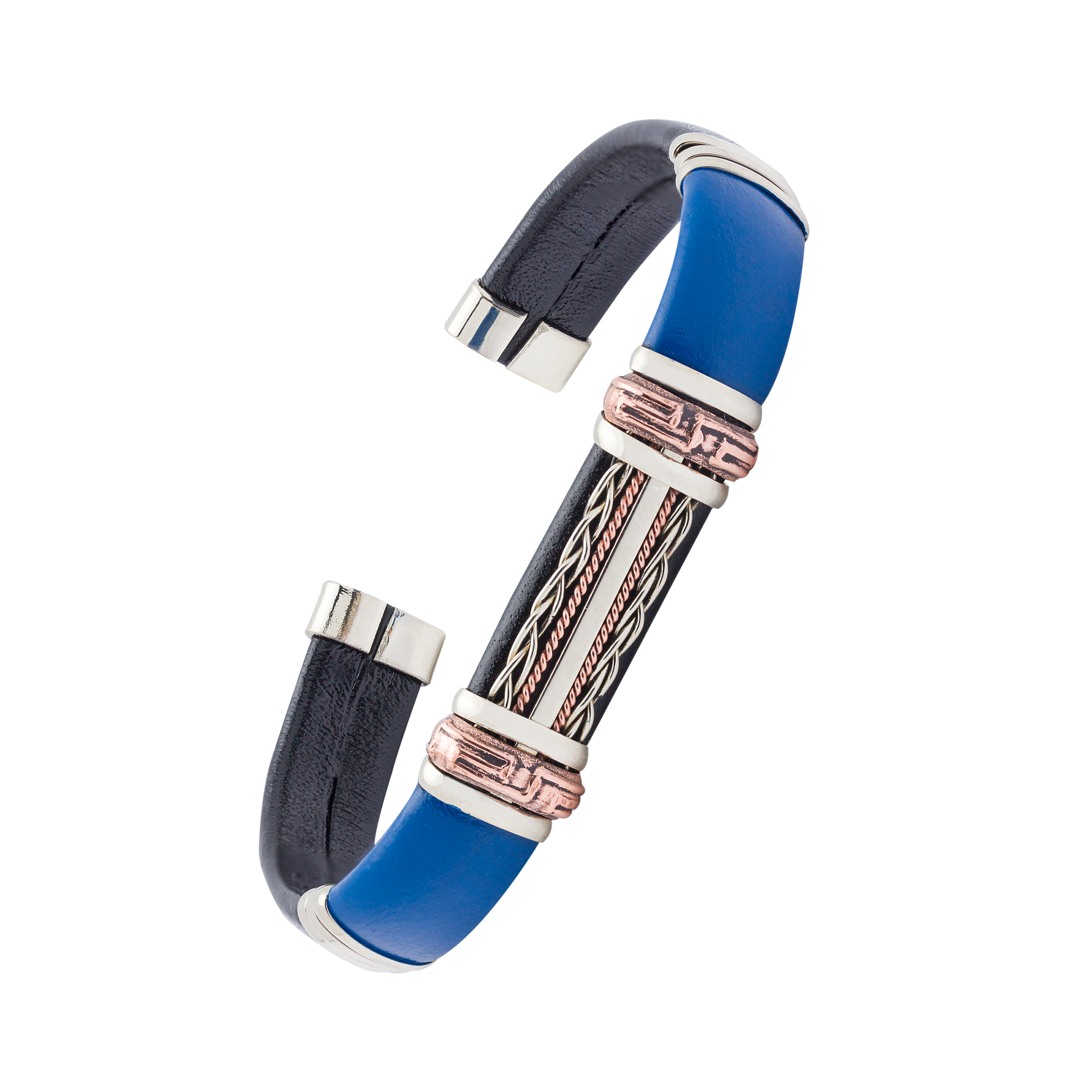 BR.ULB.1311 - Leather Bracelet, Blue