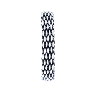 BR.VIC.1024 - Sterling Silver Braided Bracelet, Rogue 18cm