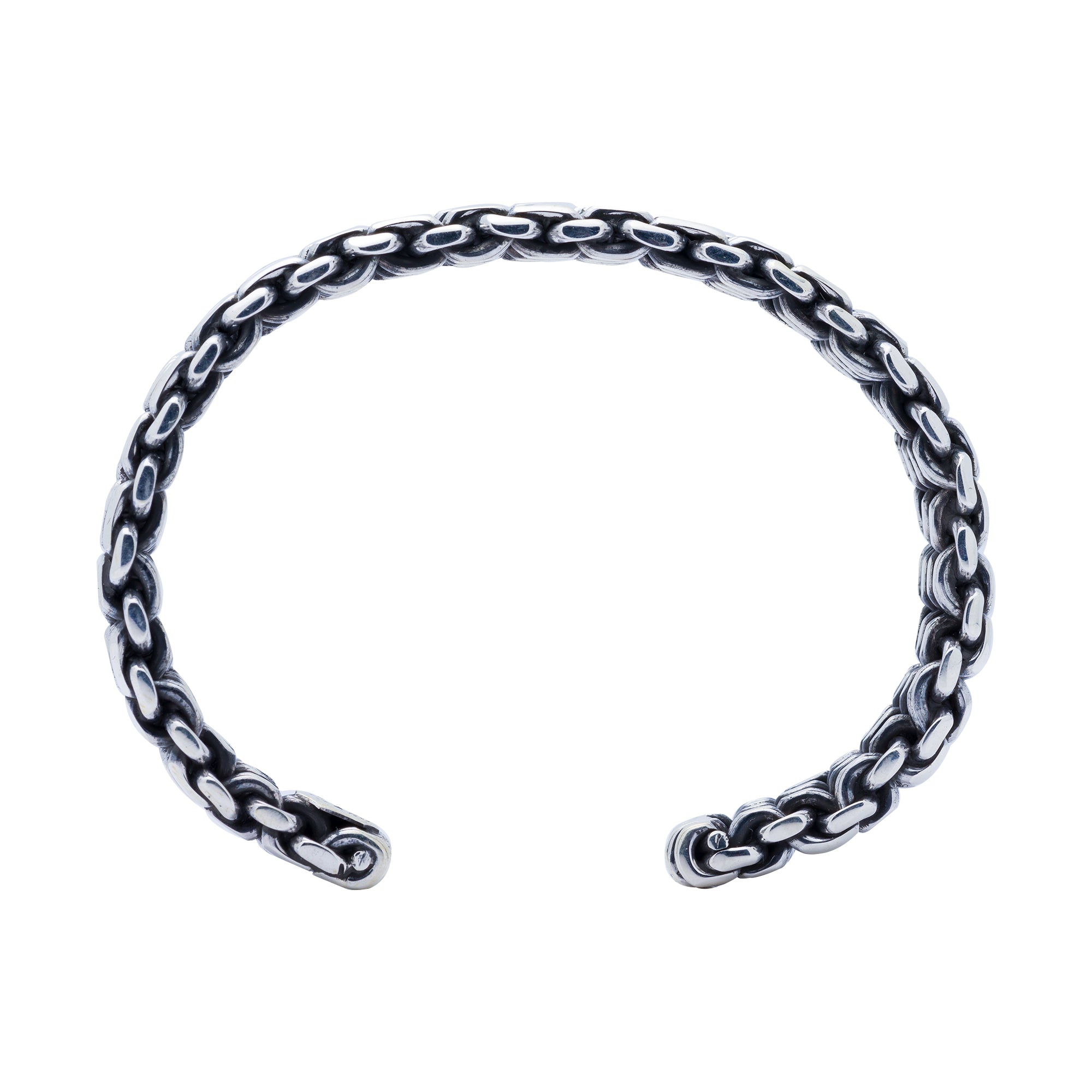 BR.VIC.1025 - Sterling Silver Braided Bracelet, Rogue 20m
