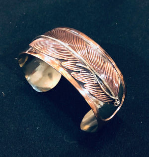 BR.VIC.4095 - Copper Feather Bracelet