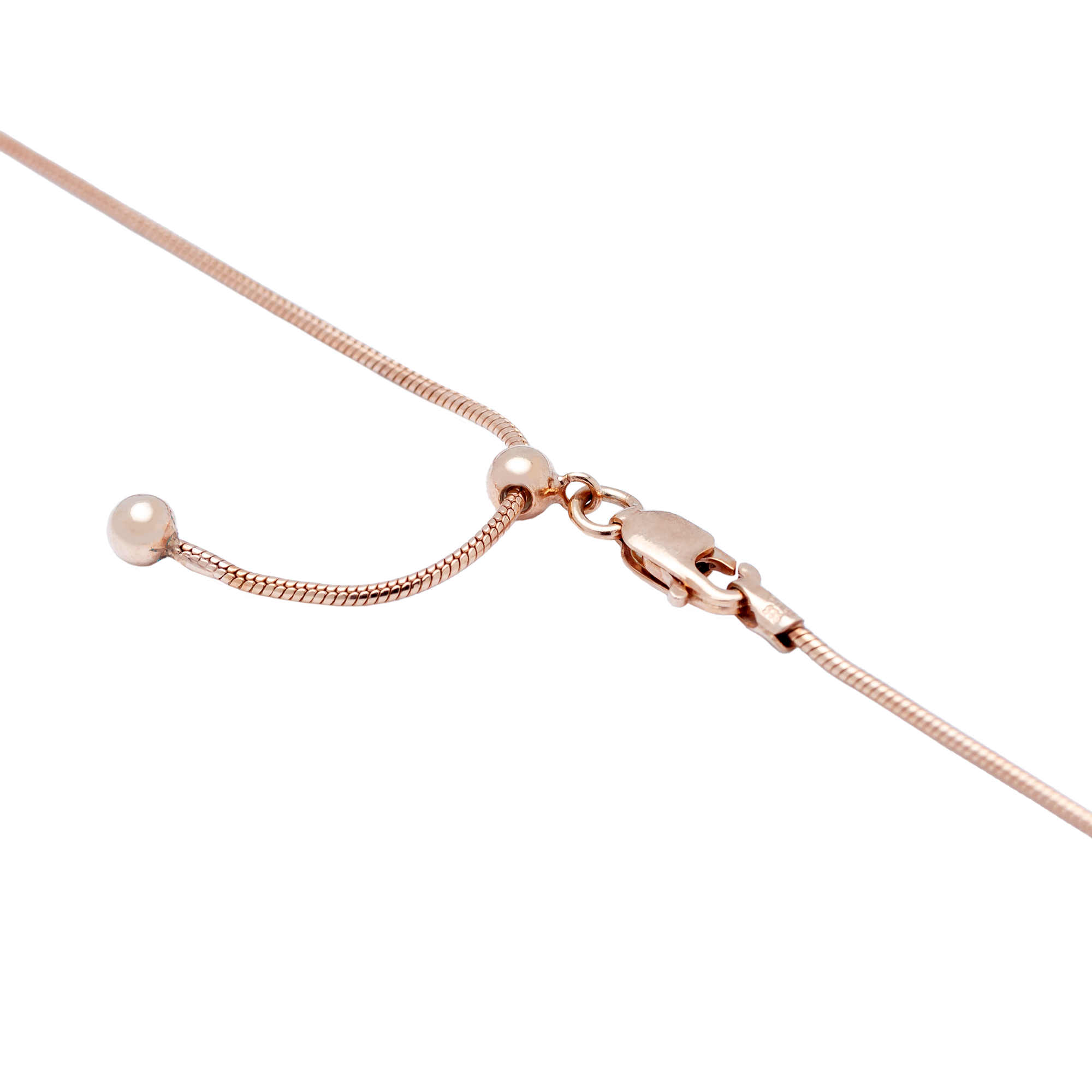 CH.DAV.8006 - 24" Rose Gold Adjustable Chain