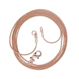 CH.JAK.8206 - 24" Rose Gold Adjustable Snake Chain