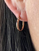 ER.JAK.4021 - Rose gold hoop earrings, Sm