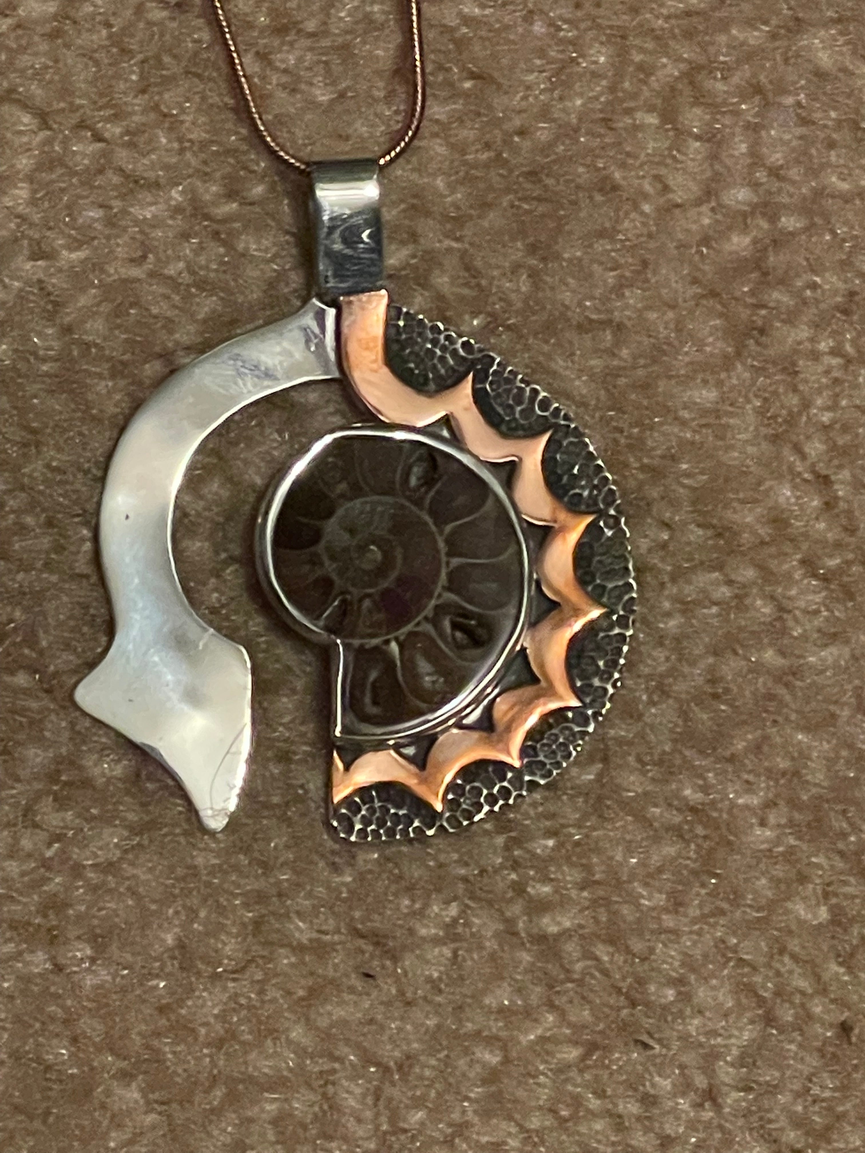 PN.ANG.2020 - Ammonite Wave Sterling & Copper