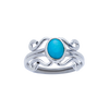 Load image into Gallery viewer, RG.FEL.1104 - Turquoise Ring, Handcrafted with Sterling Silver