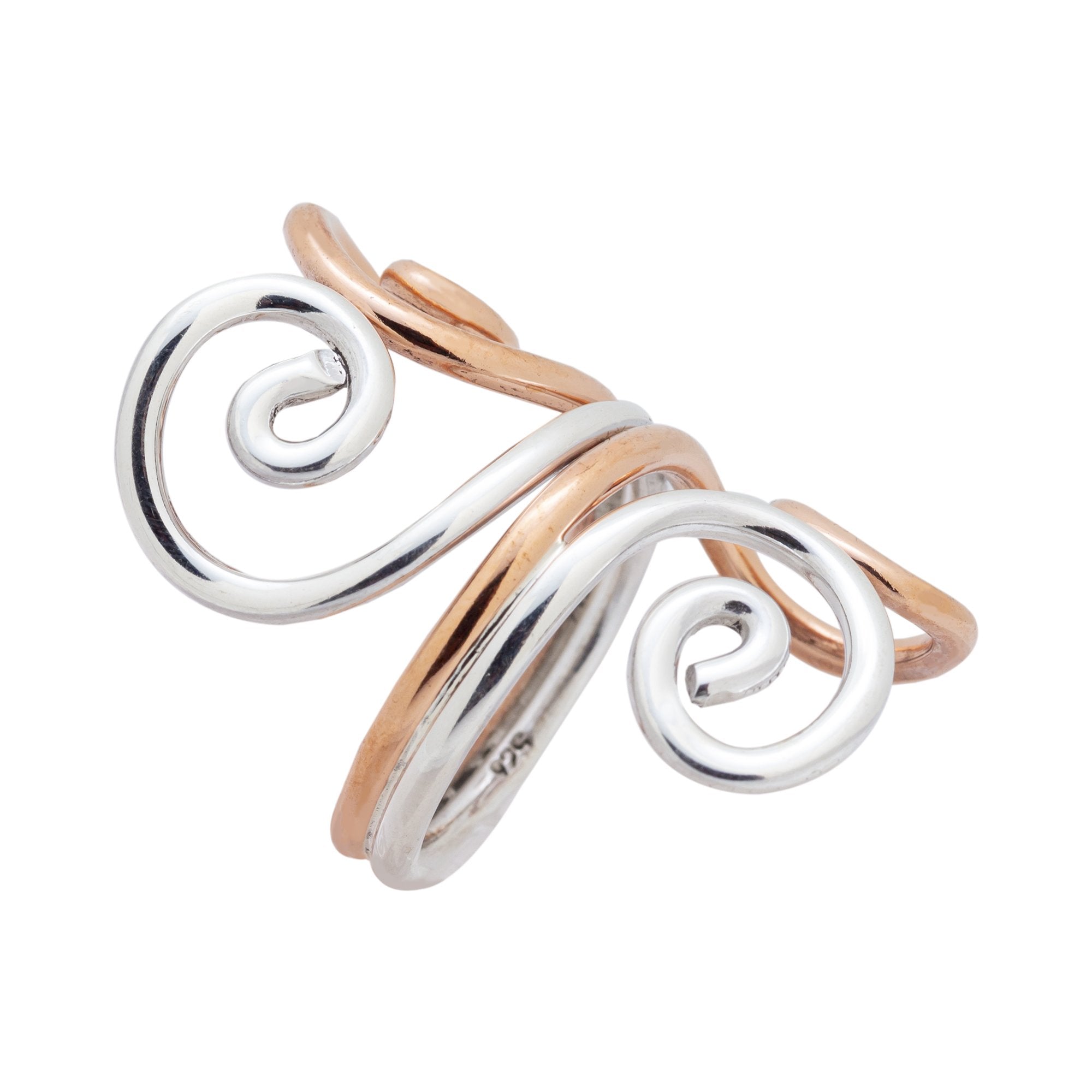 RG.FEL.2003 - Sterling Silver and Copper Ring
