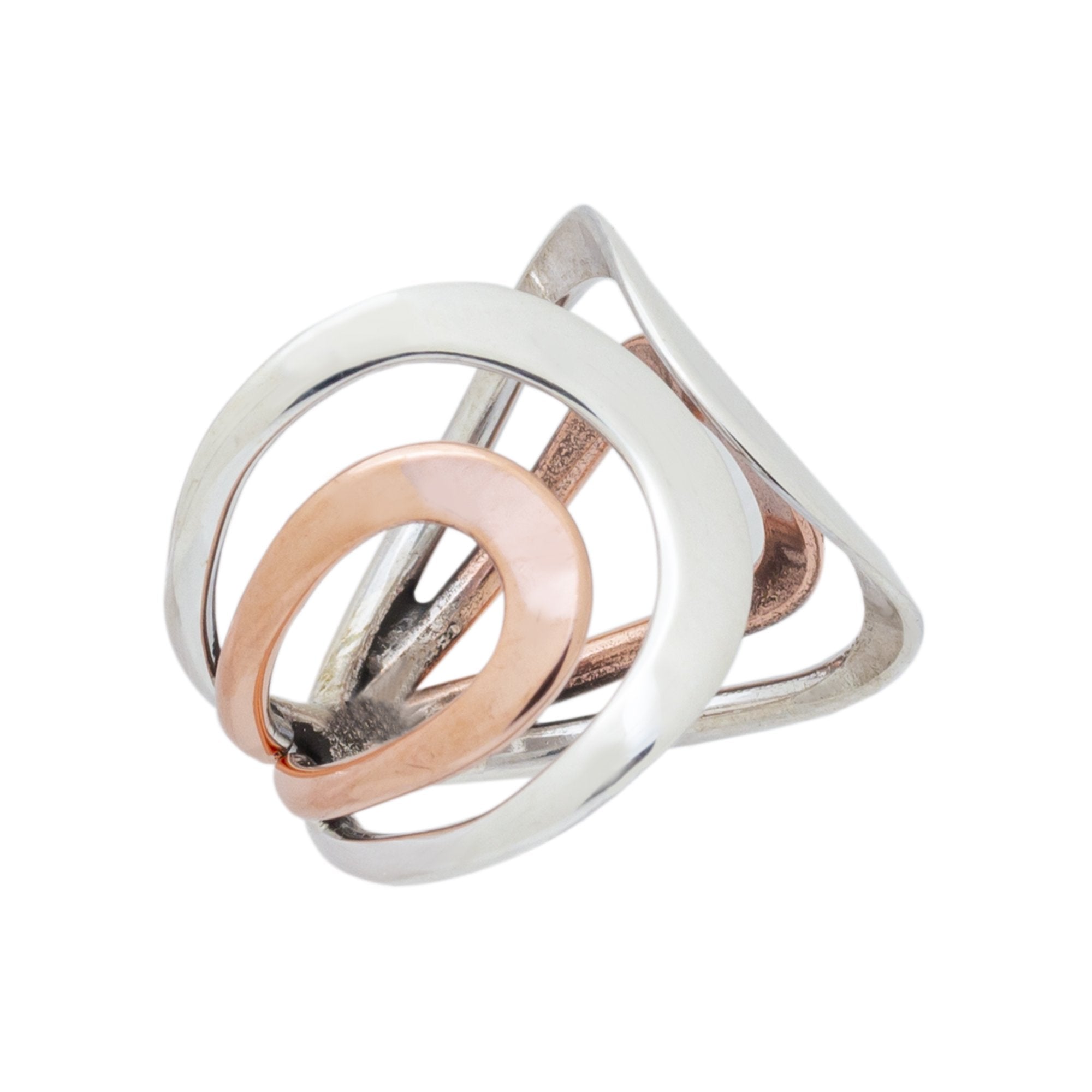 RG.FEL.2009 - Sterling Silver and Copper Ring