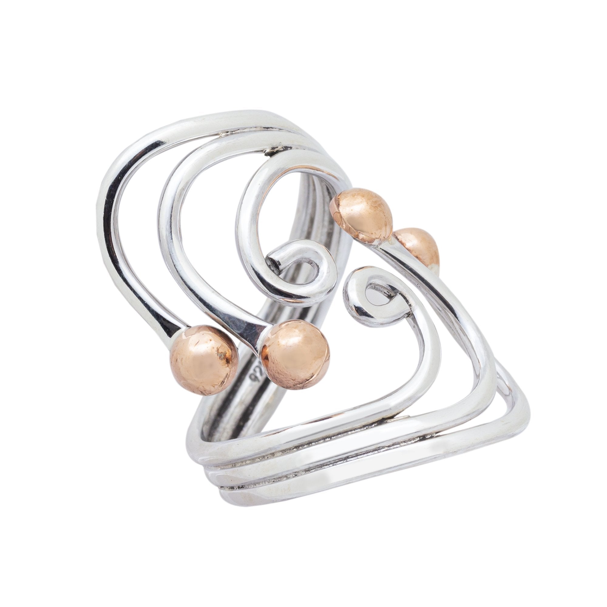 RG.FEL.2011 - Sterling Silver and Copper Ring