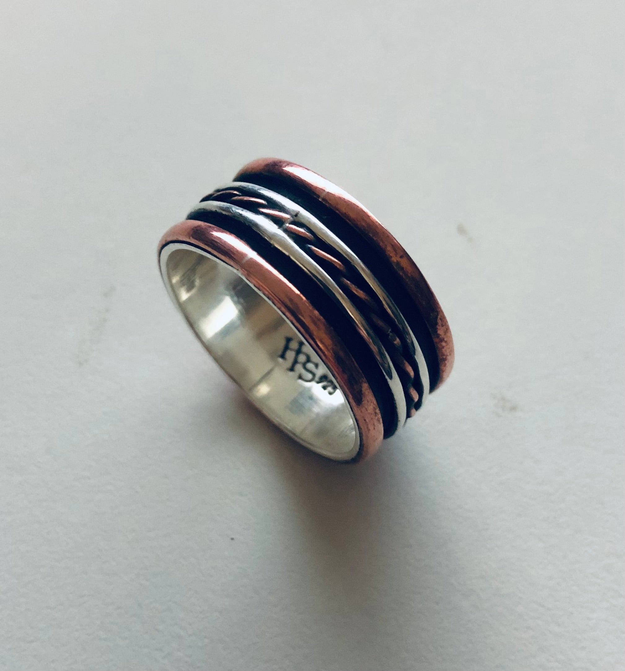 RG.VIC.2120 - Sterling Silver with Copper Ring