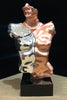SU.SOT.2013 - Silver and Copper Female Bust Statue