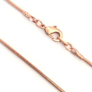 CH.PAT.4002 - 18 Inch Copper Chain, Antiqued Snake