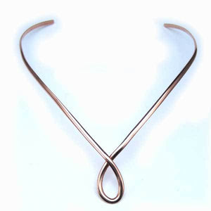 Collars Copper Collar - HPSilver, Copper Tear Drop Collar CL.KIK.4008