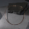 Load image into Gallery viewer, Collars Rose-Gold Collar - HPSilver, Rose-Gold over Brass, Oval with Clasp Collar CL.KIK.8001