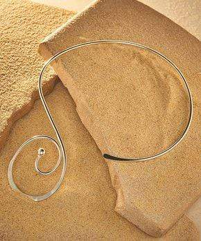 Collars Silver Collar - HPSilver, Silver Plated Adjustable Collar CL.SOL.5023