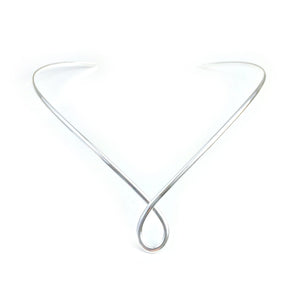Collars Silver Necklace - HPSilver, Silver Plated Adjustable Collar CL.KIK.5010