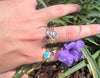 Load image into Gallery viewer, RG.ANT.1004 - Sterling Silver with Moonstone, Stack Ring