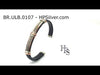 Load and play video in Gallery viewer, Leather Bracelet BR.ULB.0107 - Handcrafted by HPSilver, LLC.