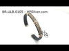 Load and play video in Gallery viewer, Leather Bracelet BR.ULB.0105 - Handcrafted by HPSilver, LLC.