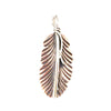 Load image into Gallery viewer, Pendants Copper Pendant - HPSilver, Copper and Sterling Silver Liberty Feather Pendant  PN.VIC.4021