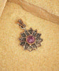 Load image into Gallery viewer, Pendants Sterling Silver Pendant- HPSilver, Sterling Silver and Copper with Amethyst Sunflower Pendant  PN.ANG.2110